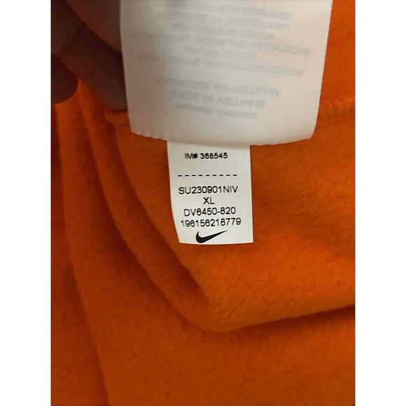 NIKE WNBA Logowoman Cropped Pullover Hoodie Size XL Orange NEW Basketball Sports - Picture 14 of 14